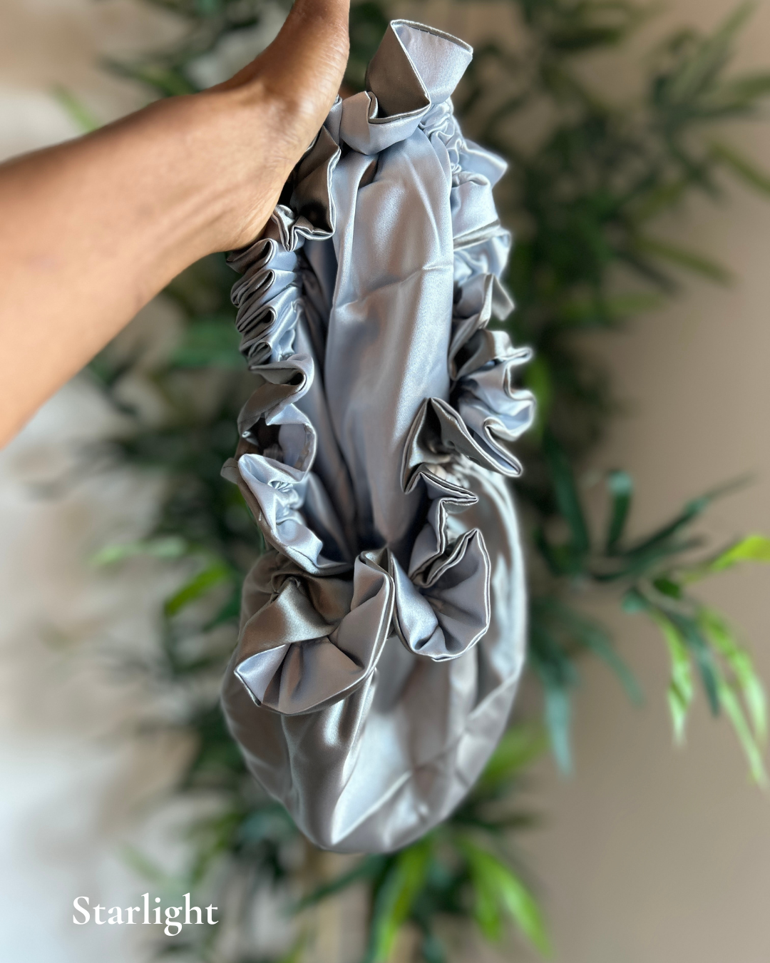 Starlight Satin Adjustable Bonnet