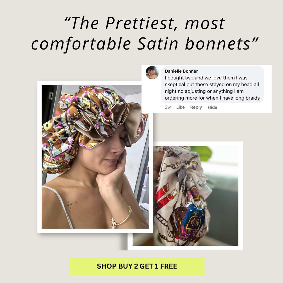 Bonnets - Satin Sleep Caps Buy 2 Get 1 Free