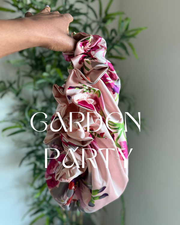 Garden Party - Satin Ruffled Bonnet