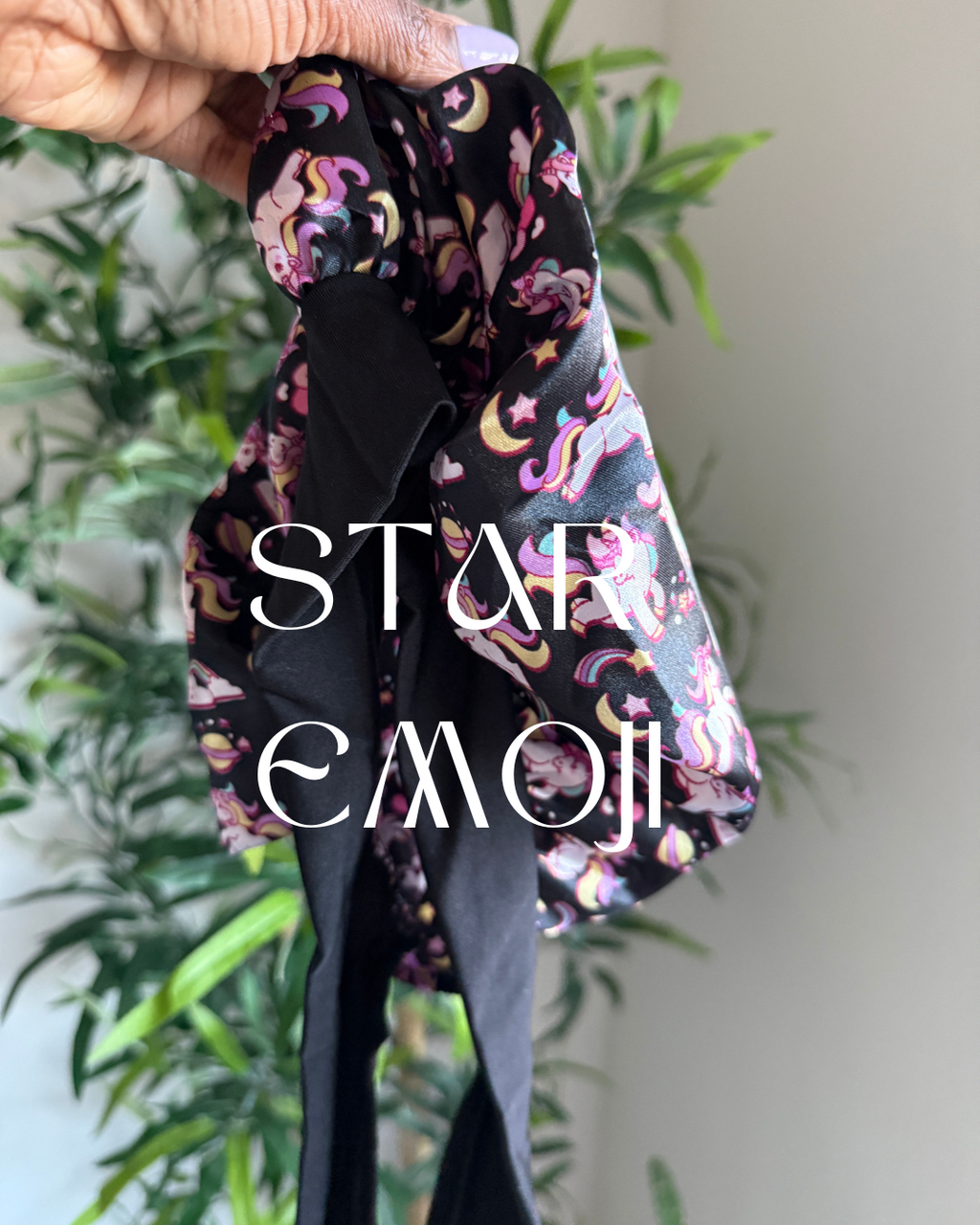 Toddler Stars and Unicorns Bonnet