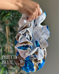 Satin Bonnet Pretty Blue