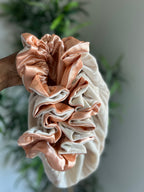 Peach Bellini Velvet Satin Lined Bonnet