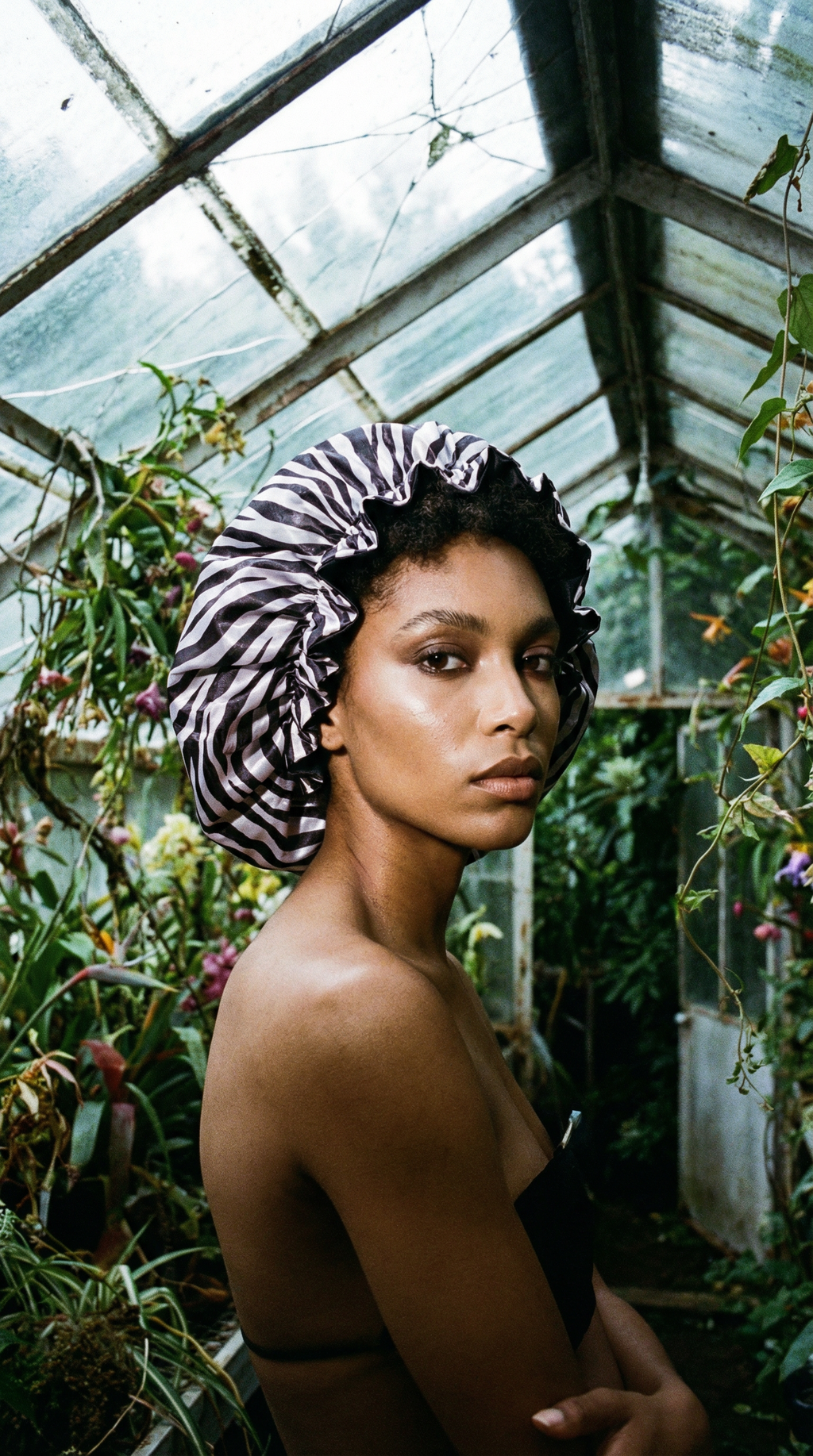 A Thing For Stripes Satin Bonnet