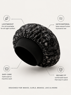 Mens Satin Bonnet Kit Paisley